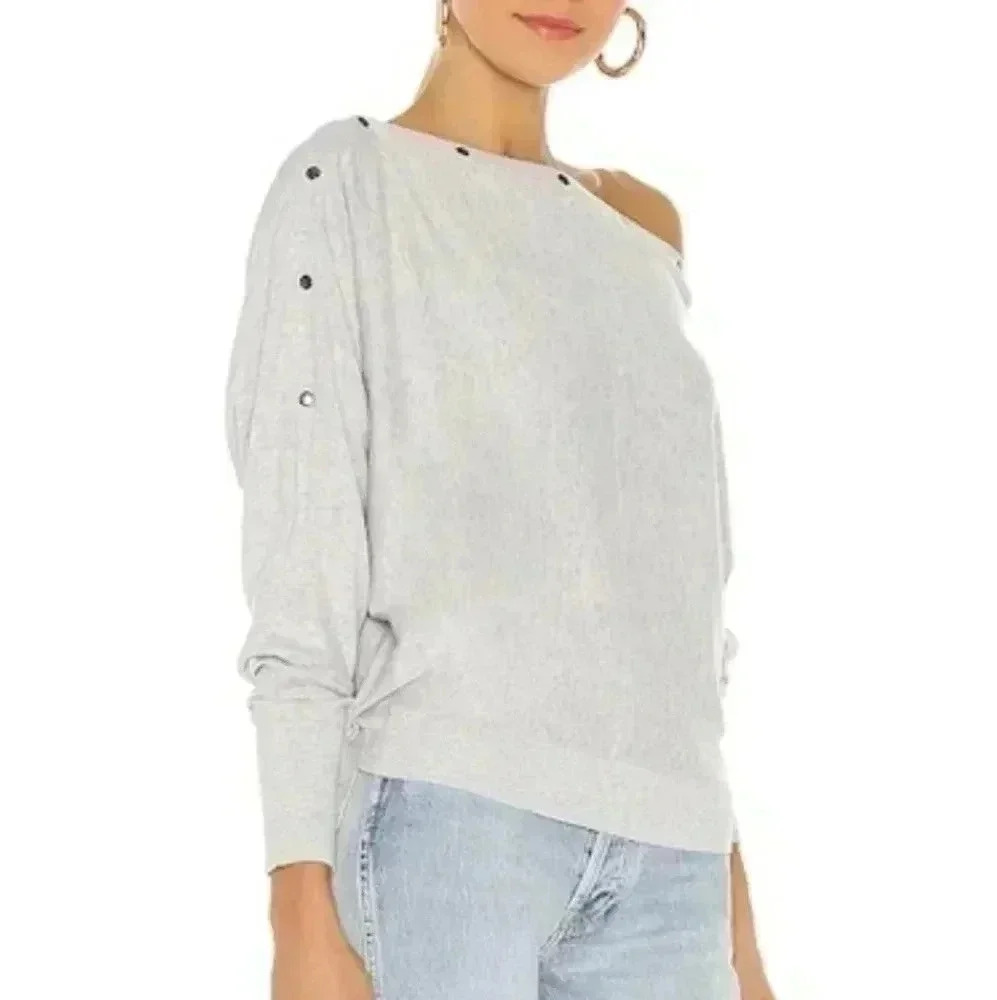 All Saints Grey Sweater SIZE Small